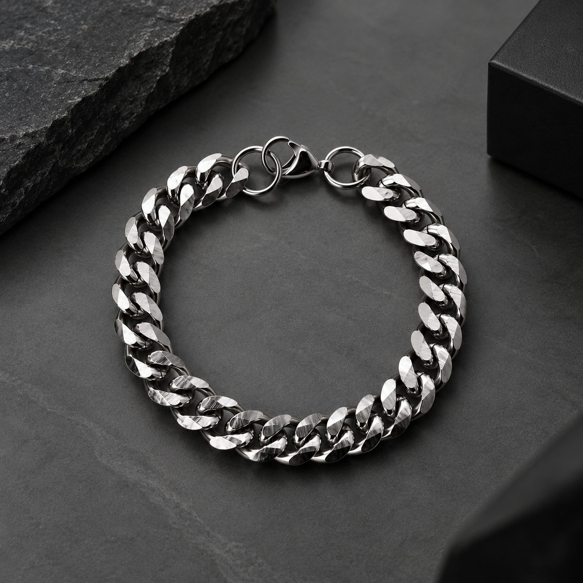 Classic Curb Chain Bracelet – 20cm | 5mm