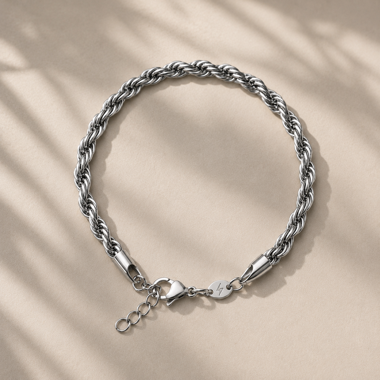 Zinmeer's Thick Silver Rope Chain