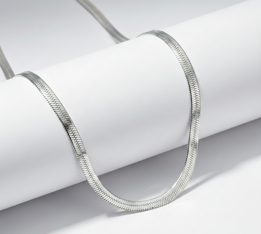 Zinmeer 5mm Premium Silver Snake Chain