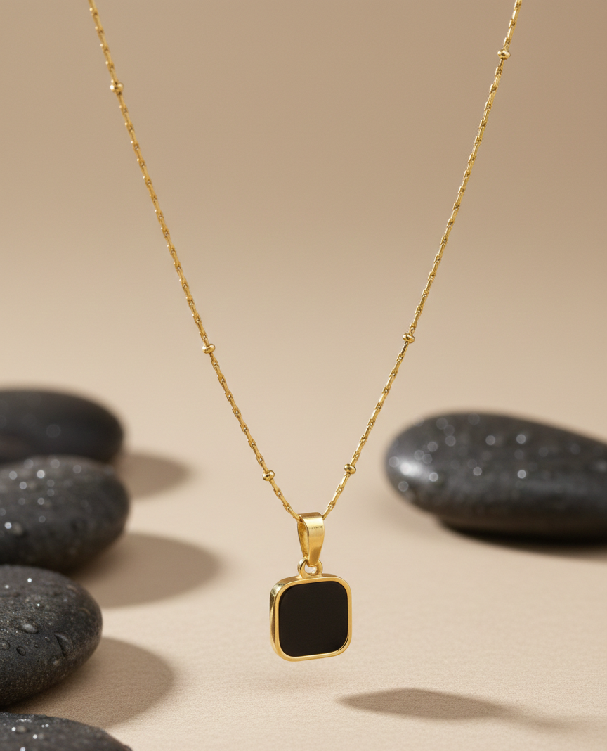 Rectangle Inlay Pendant