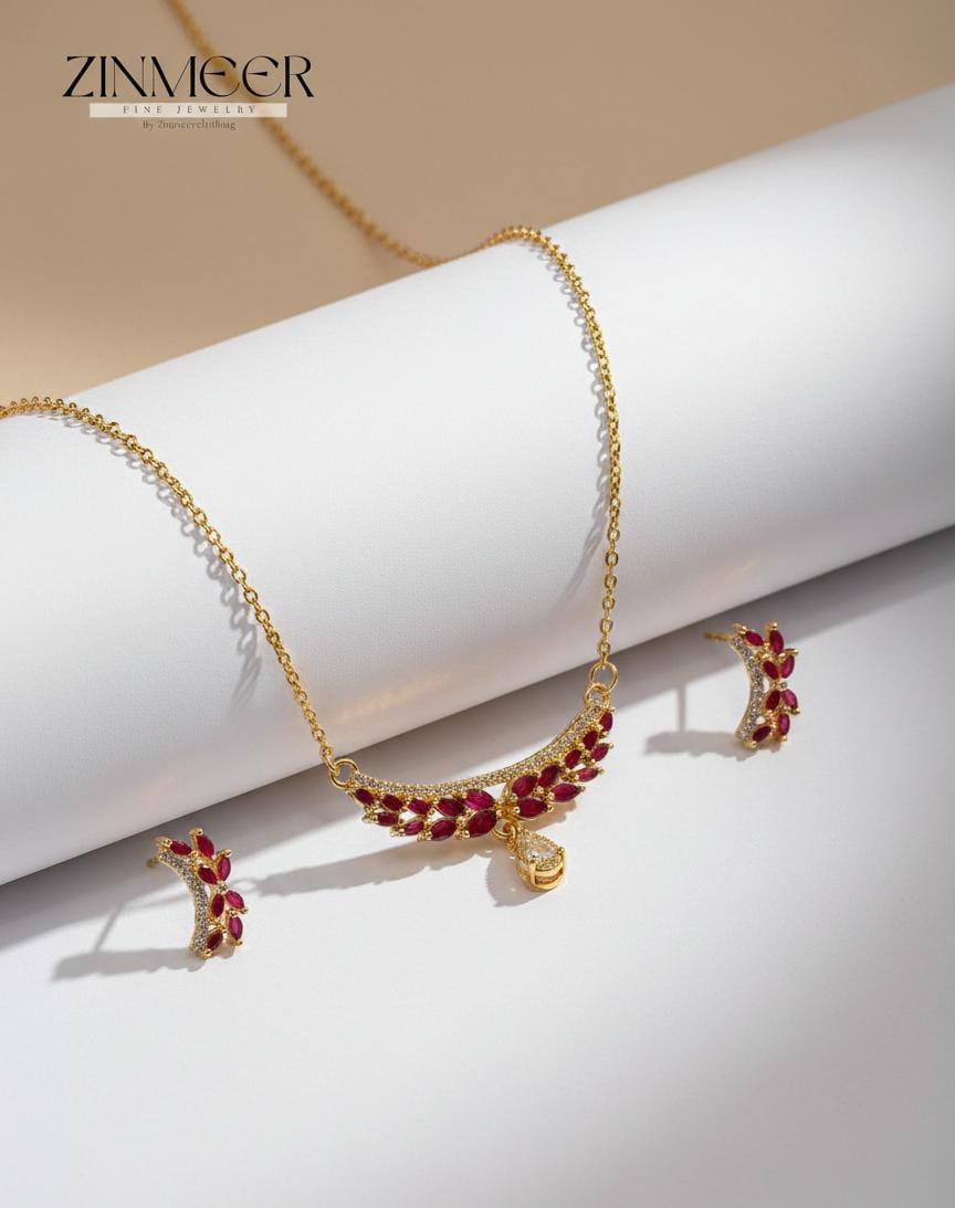 Zinmeer Ruby Wreath Set
