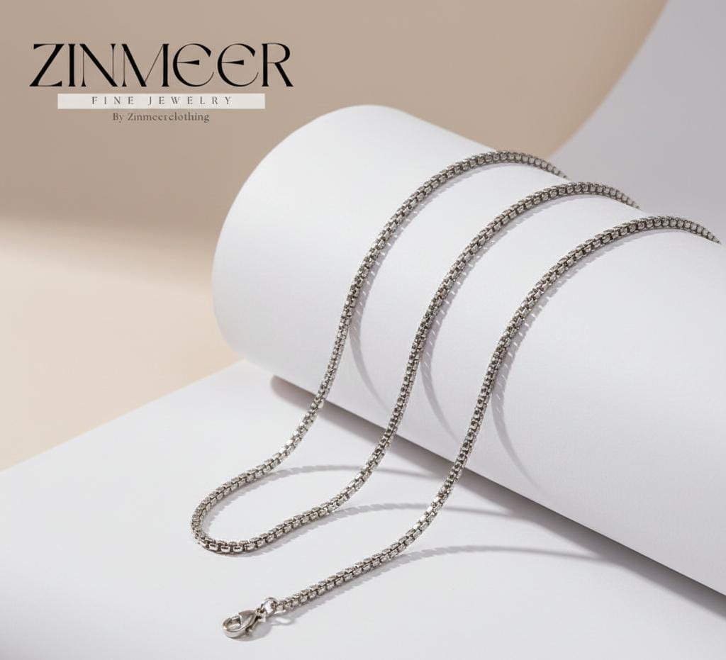 Zinmeer Urban Box Chain Necklace
