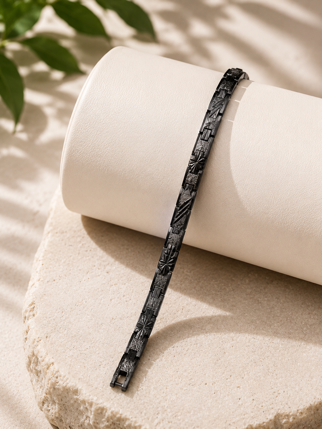 Midnight Duo Bracelet Combo ( Silver + Black )