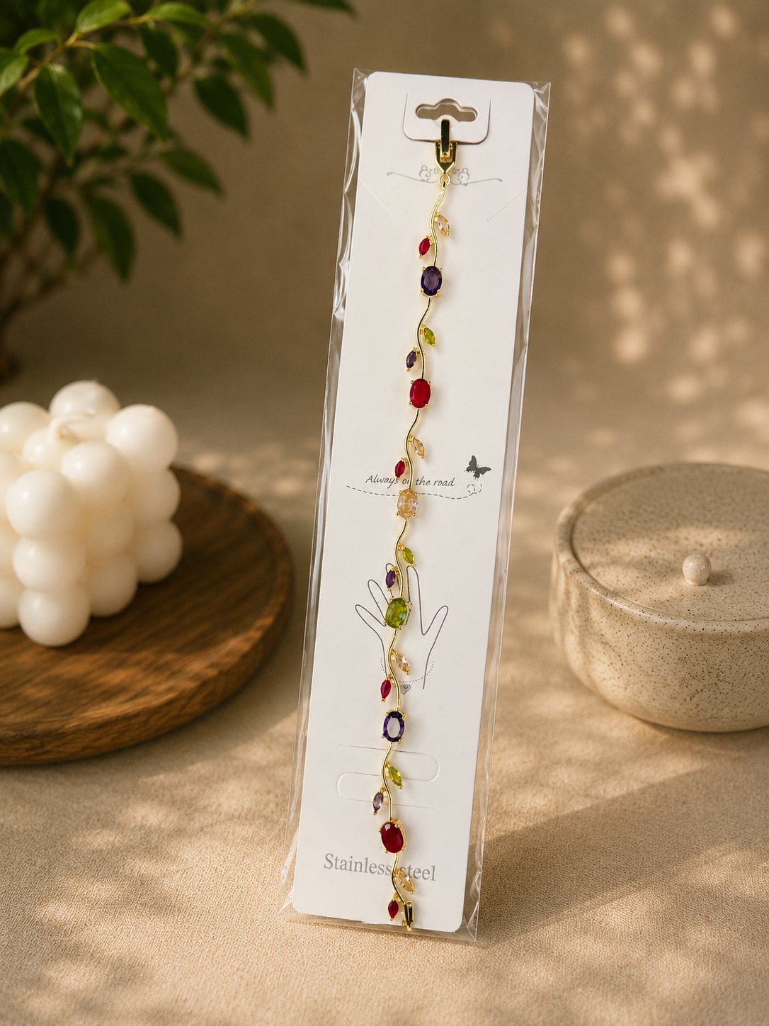 Viral Tulip Bracelet in Gold & Rose Gold | Zinmeer Jewells Pakistan