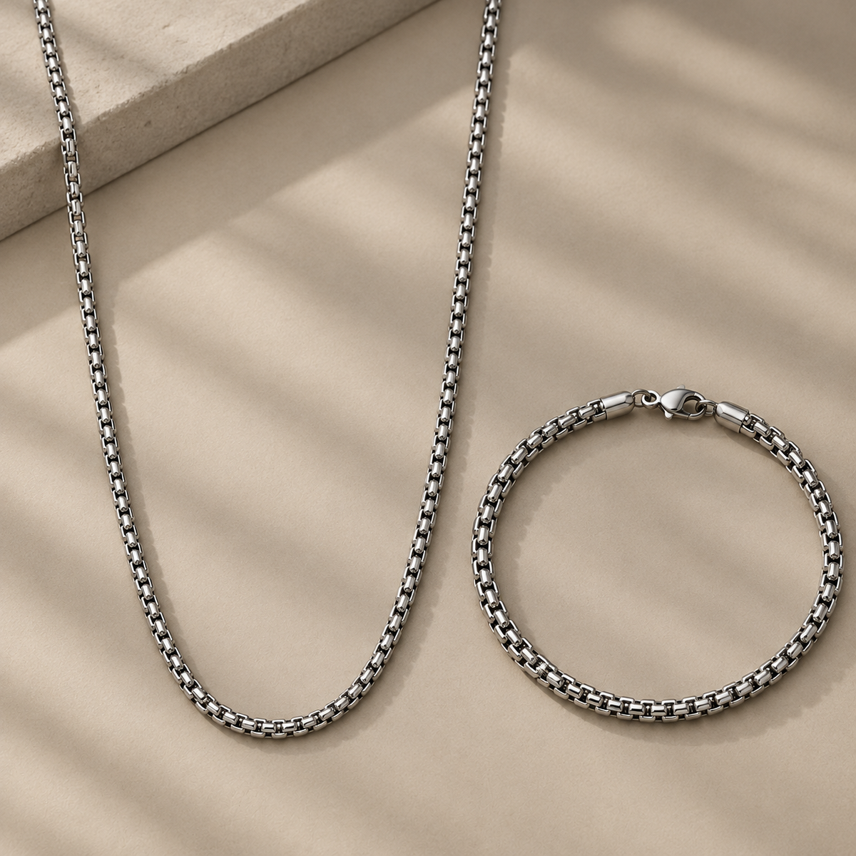 Urban Box Chain & Bracelet Combo