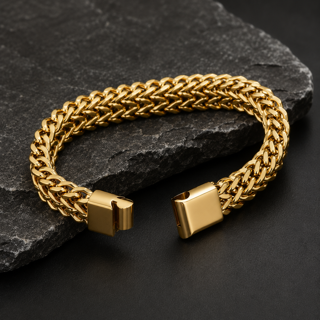 8mm Foxtail Chain Bracelet for Men – Premium Stainless Steel