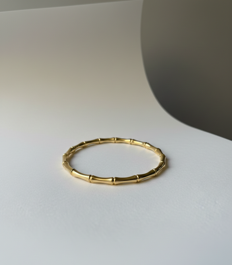 The Eternal Bamboo Bangle (Stainless Steel)