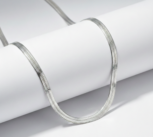 Zinmeer 5mm Premium Silver Snake Chain