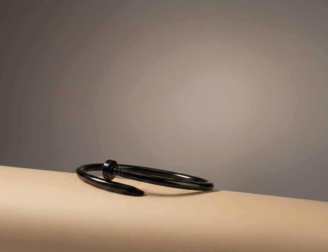 Black Obsidian Nail Cuff