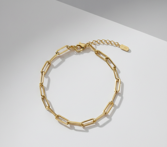 Zinmeer Essential Paperclip Link Bracelet