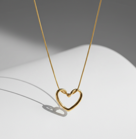 Zinmeer Eternal Love Heart Pendant Necklace