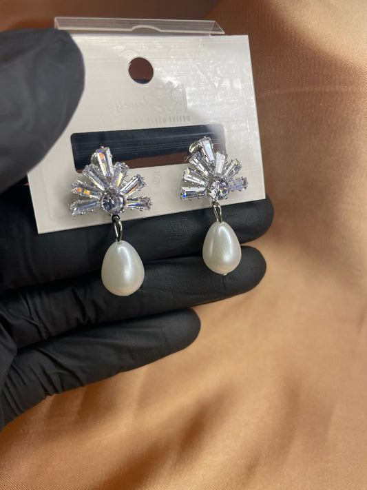Majestic Pearl Drop Earrings