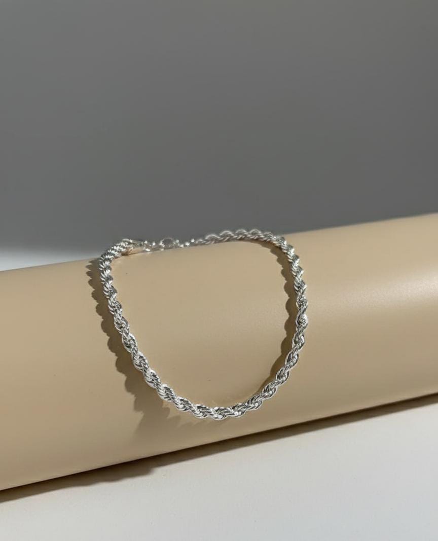 Zinmeer's Thick Silver Rope Chain