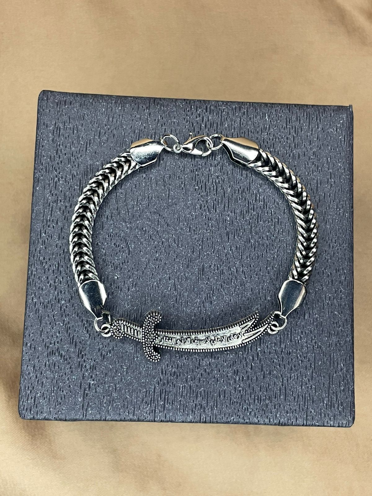 Zulfiqar Stainless Steel Bracelet for Men | Islamic Bracelet