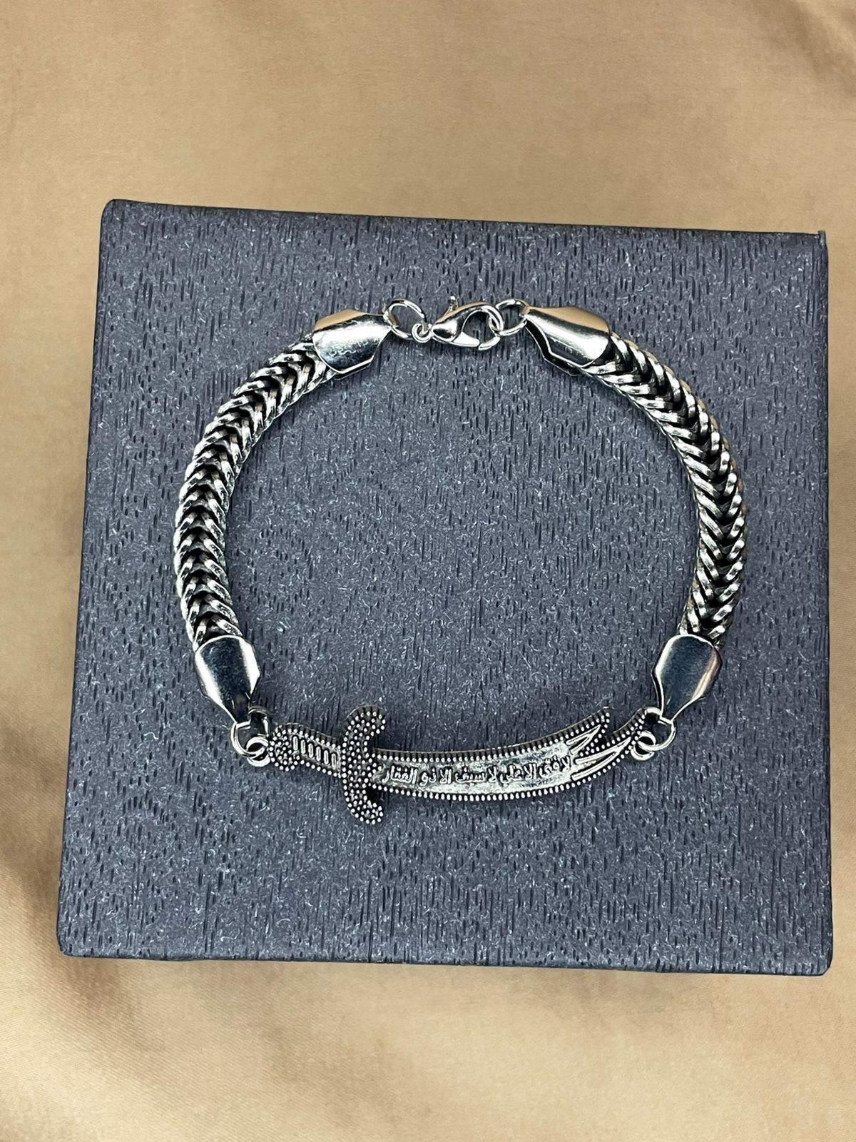 Zulfiqar Stainless Steel Bracelet for Men | Islamic Bracelet