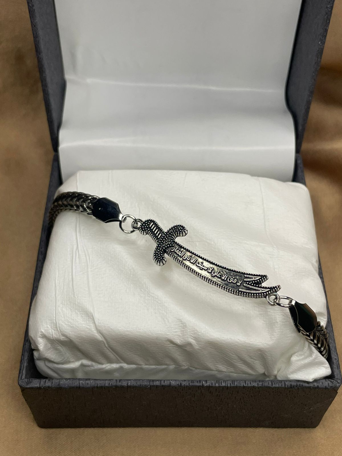 Zulfiqar Stainless Steel Bracelet for Men | Islamic Bracelet