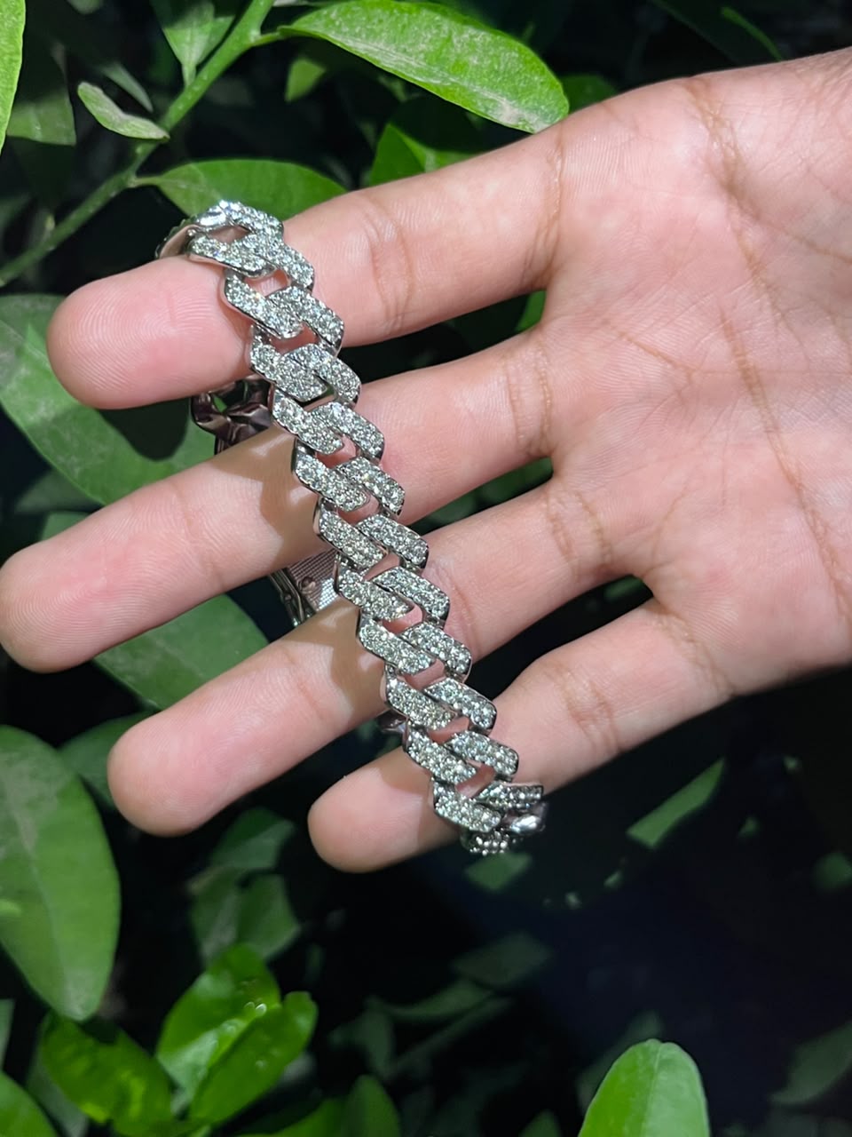 Iced Cuban Link Bracelet – Premium Stainless Steel | Lifetime Shine