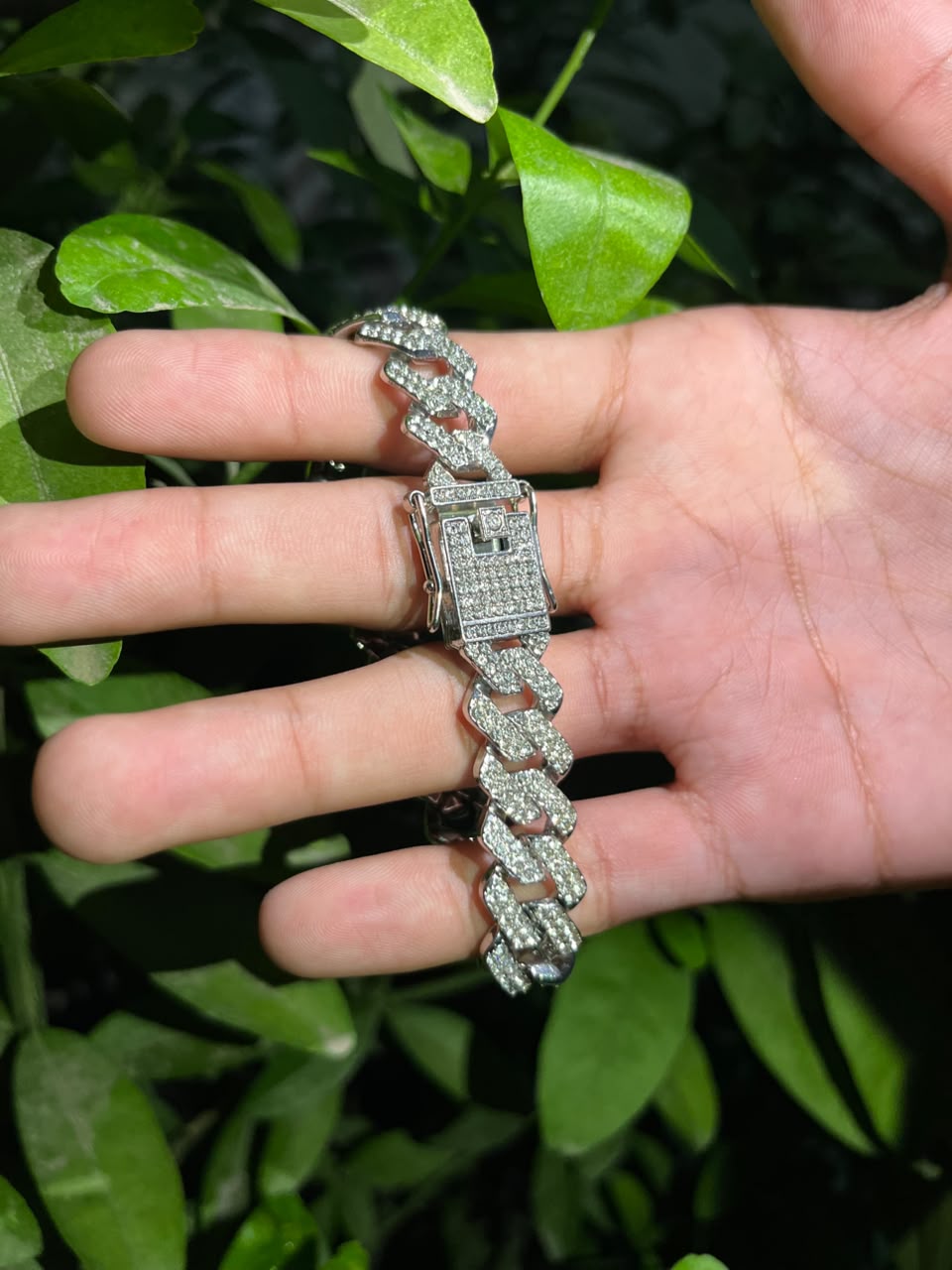 Iced Cuban Link Bracelet – Premium Stainless Steel | Lifetime Shine